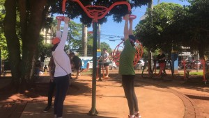 Fundação Municipal de Esportes realiza manutenção de academias ao ar livre em Campo Grande