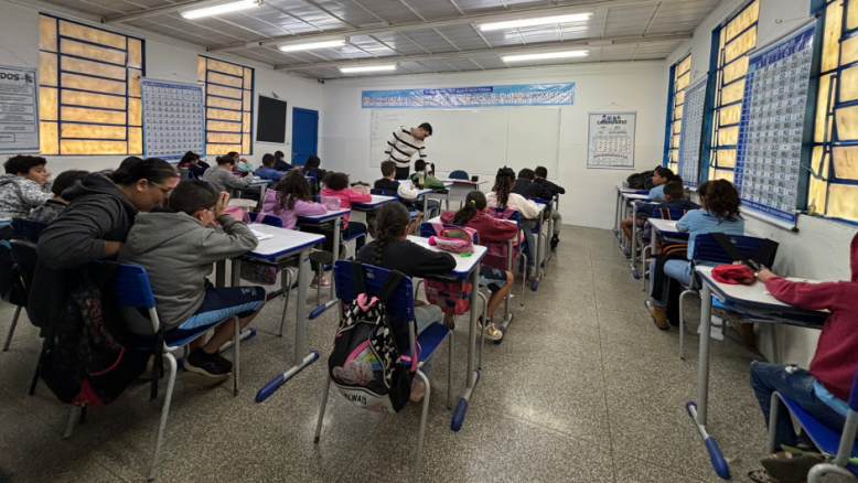 Sala de aula da Rede Municipal de Campo Grande