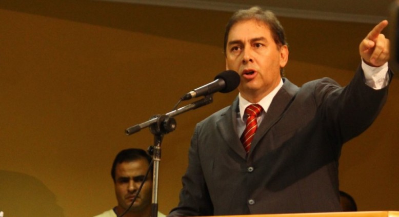Ex-prefeito Alcides Bernal em 12 de março, data da cassação