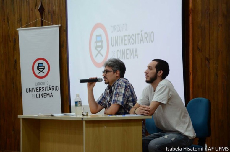 Prof. Dr. Jorge Fernandez mediador e o coordenador do CUC, Guilherme Pimentel