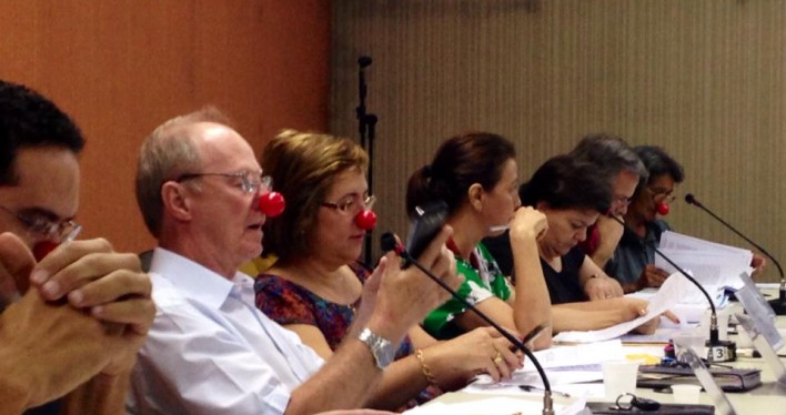 Conselheiros de Saúde protestam contra o projeto do Centro Municipal Pediátrico