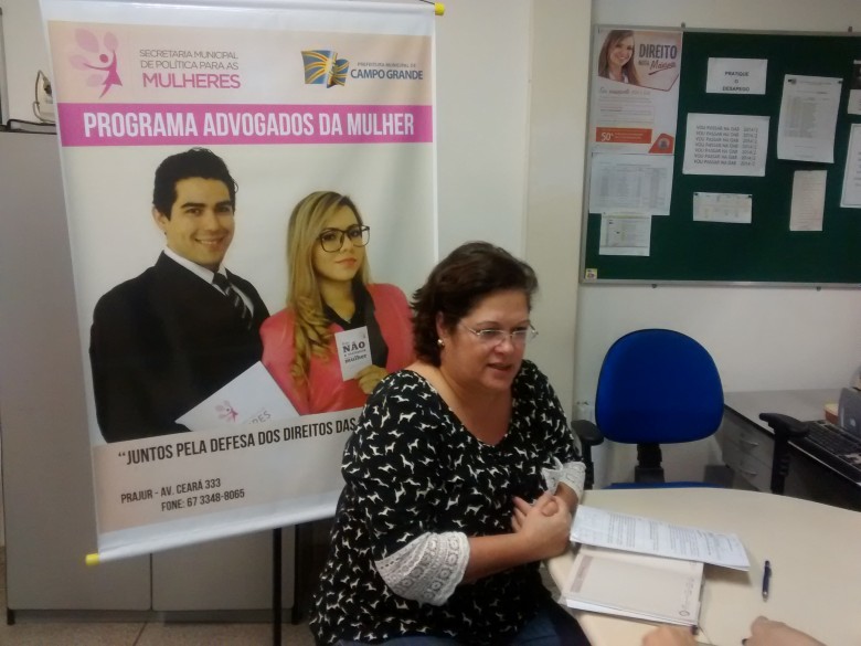 Coordenadora do Núcleo da Prajur da Uniderp, Marcia Aparecida Jacometo, explica sobre o Programa