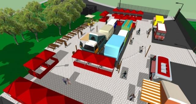 O Food Park tem inauguração prevista para dia 21 de maio