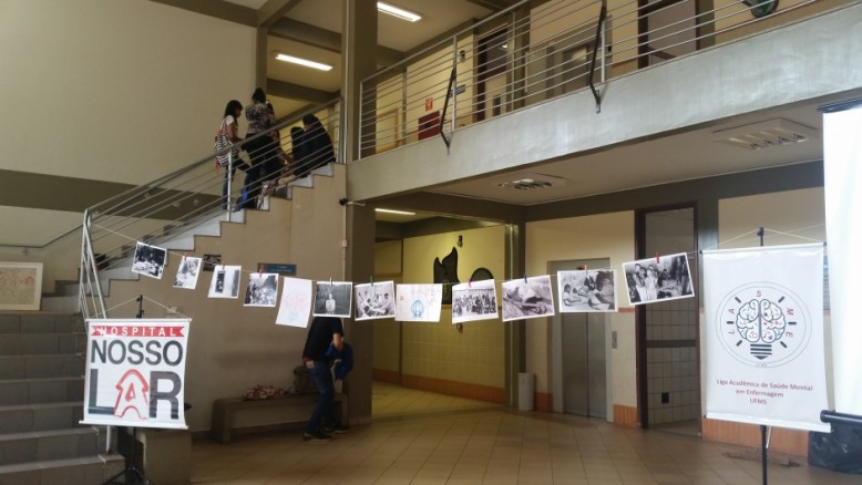 Exposição exibiu fotos e vídeos dos hospitais psiquiátricos