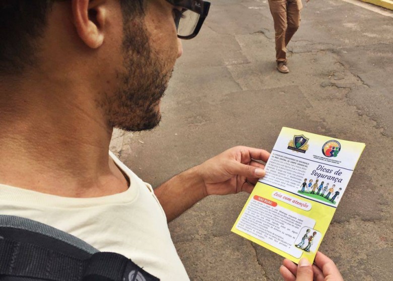 Serão distribuidos 50 mil panfletos durante a campanha