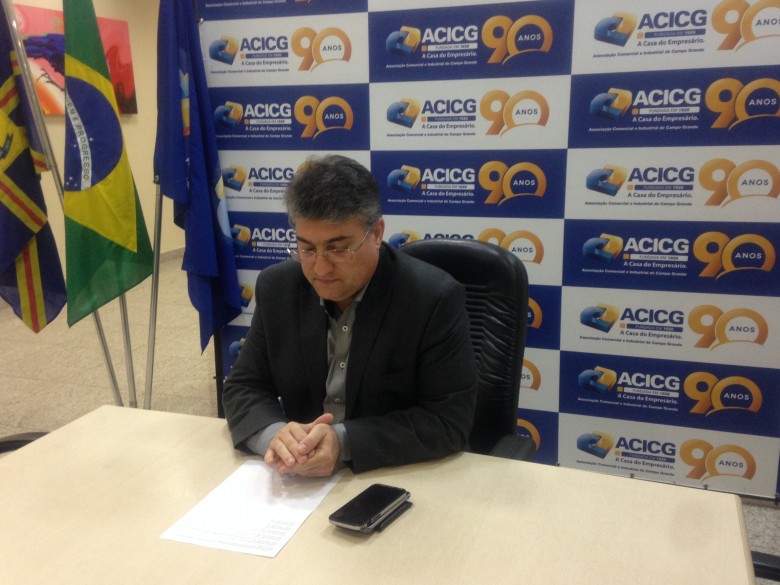Presidente da Associação Comercial e Industrial de Campo Grande (ACICG), João Carlos Polidoro
