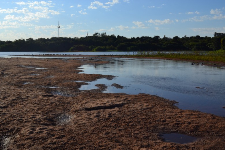 Lago do Amor em processo severo de sedimentação