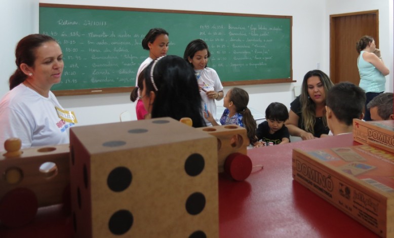 As atividades da Brinquedoteca acontecem todas às sextas-feiras