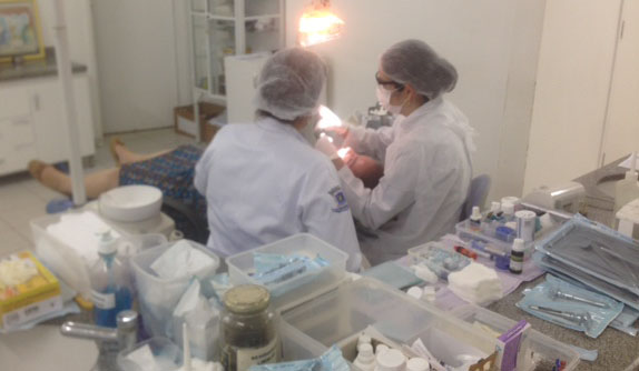 Atendimento do plantão odontológico na UBS-Tiradentes