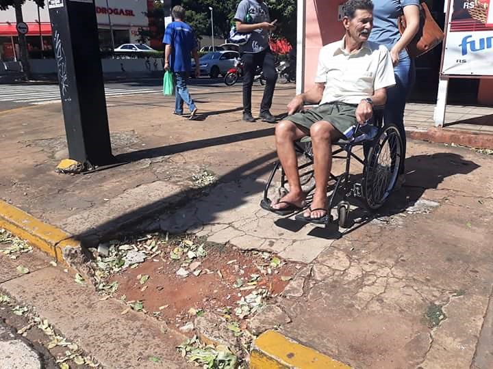 As rampas estão inadequadas para o uso dos deficientes físicos