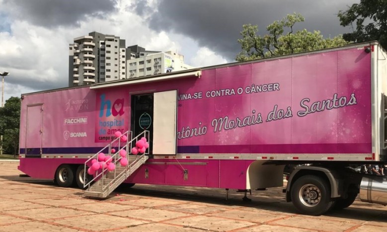 Foram realizadas 48 mamografias e 100 exames preventivos na unidade móvel do Hospital de Câncer de Barretos.